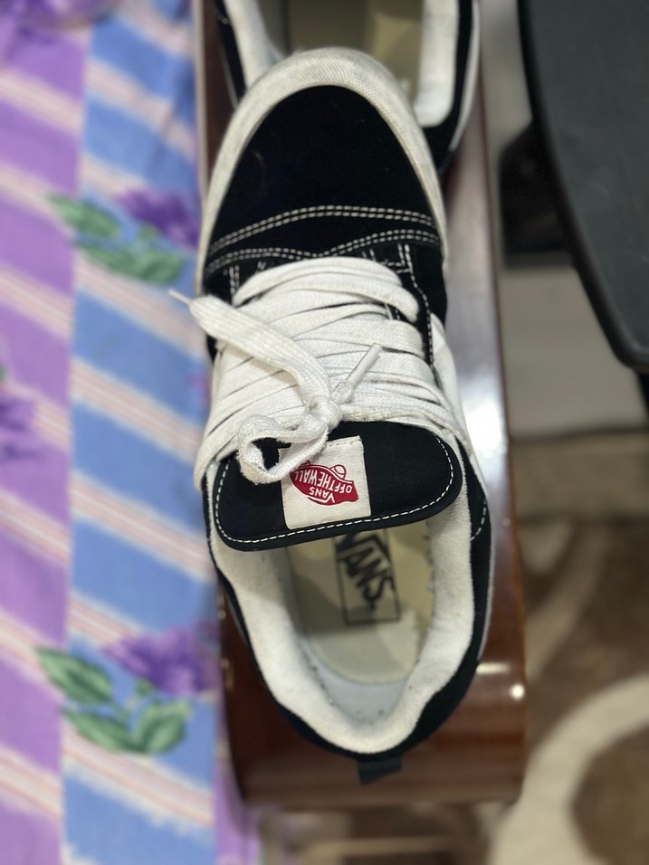 Vans erkek Beyaz Siyah Spor Ayakkabı - Görsel 3