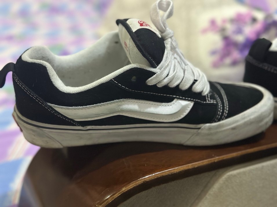Vans erkek Beyaz Siyah Spor Ayakkabı - Görsel 2