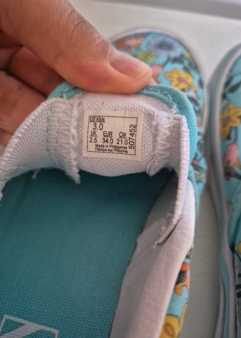 34 Beden Vans çocuk ayakkabısı