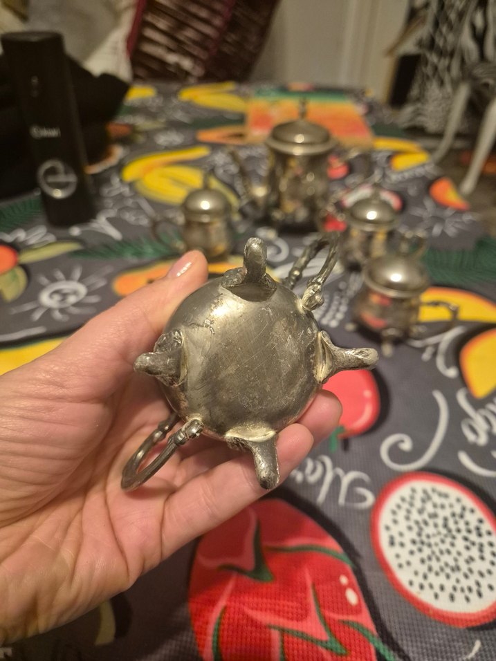 Gümüş kahve takımı - Görsel 4