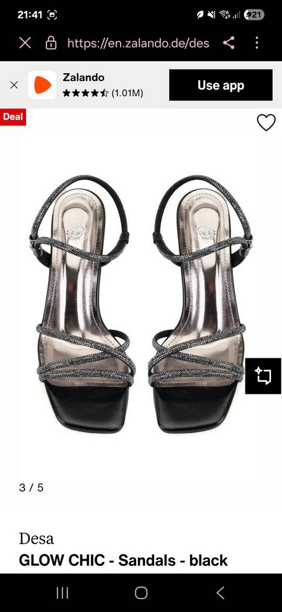 Desa marka 
Model: GLOW CHIC - Sandalet - black - Görsel 2