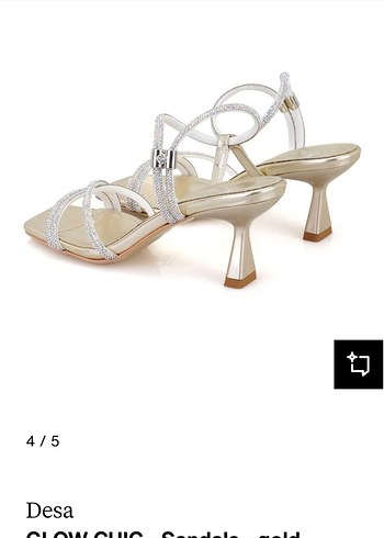 Desa Desa marka GLOW CHIC - Sandalet - gold