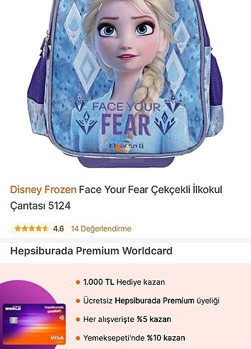 Frozen lisanslı çanta