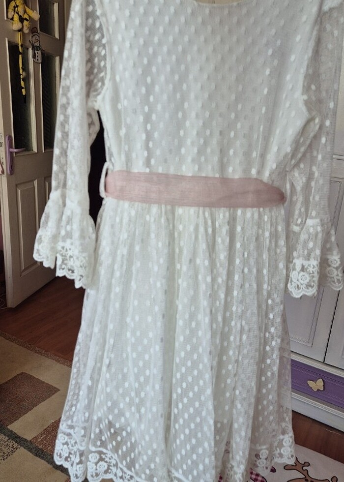 Beyaz elbise - Görsel 3