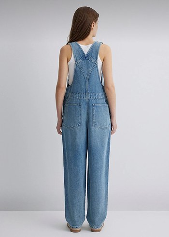 Mavi Mavi Denim Salaş Uzun Kadın Tulum