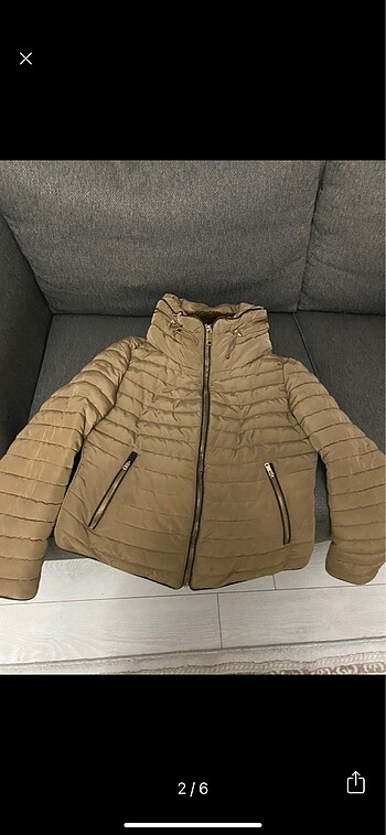l Beden camel Renk Zara mont