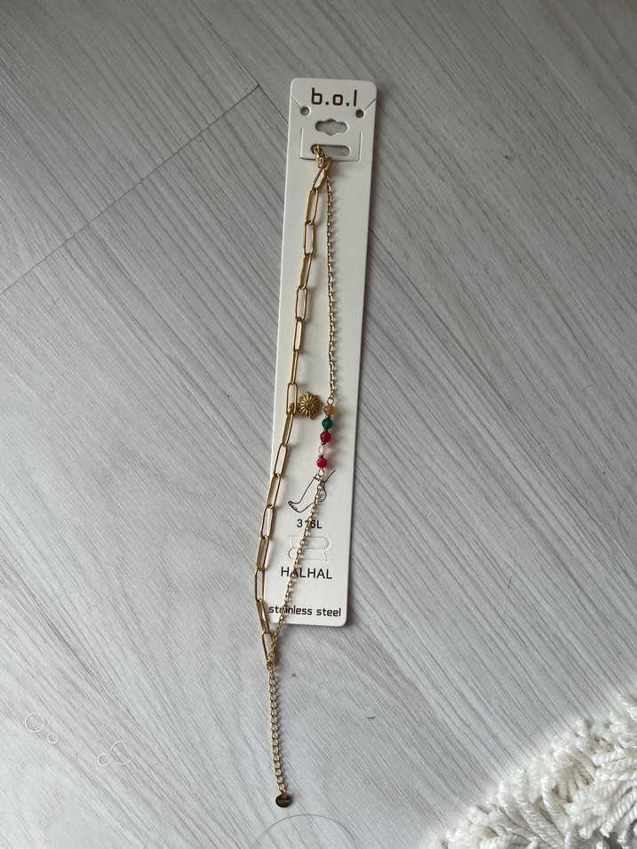 gold çelik halhal - Görsel 2