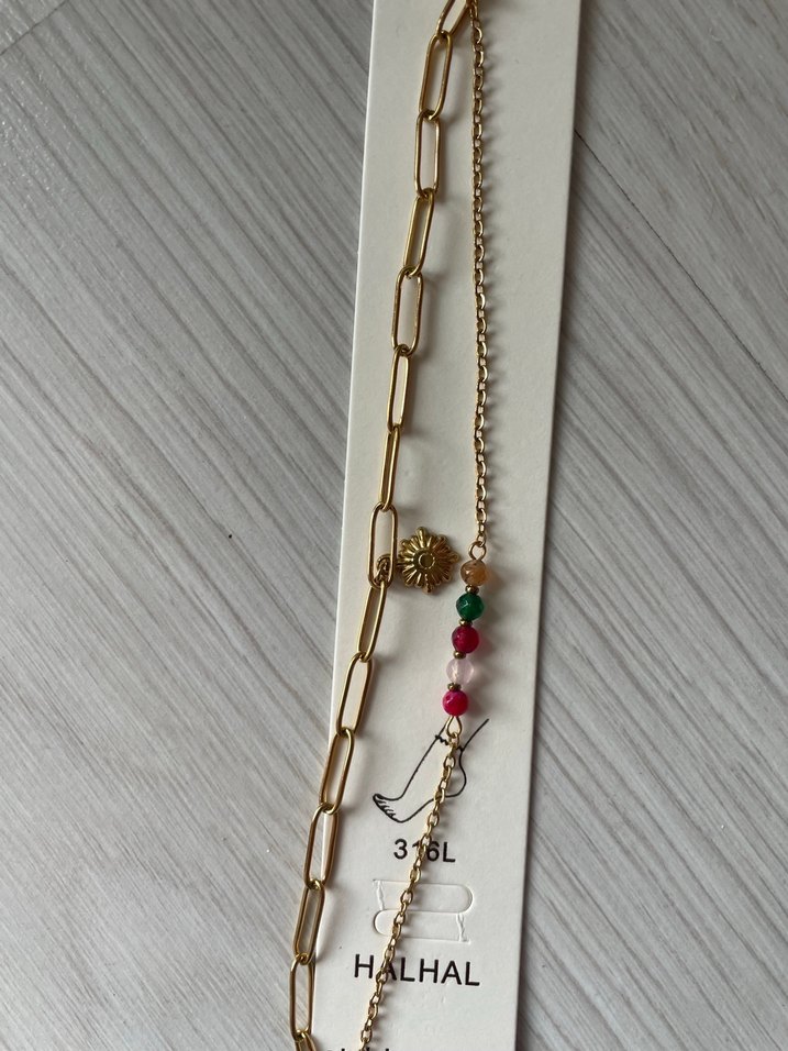 2li çelik gold halhal - Görsel 2