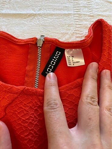 H&M H&M Fosforlu Pembe Mini Bandaj Elbise