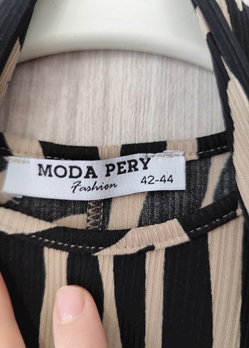 Bohem Tarz Zebra Desenli Uzun Elbise - Görsel 5