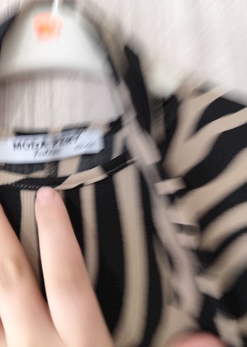 Bohem Tarz Zebra Desenli Uzun Elbise - Görsel 4