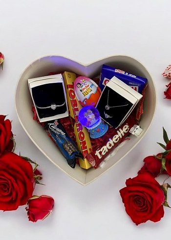 Kalp Şeklinde Seramik Kutulu Oyuncak - Görsel 2