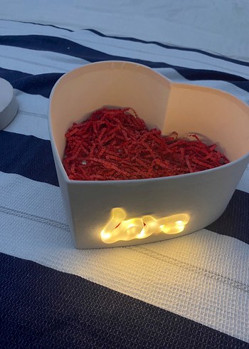 Kalp Şeklinde Seramik Kutulu Oyuncak - Görsel 4