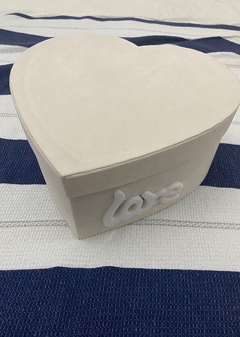 Kalp Şeklinde Seramik Kutulu Oyuncak - Görsel 3