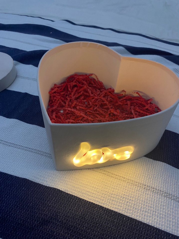 Kalp Şeklinde Seramik Kutulu Oyuncak - Görsel 4