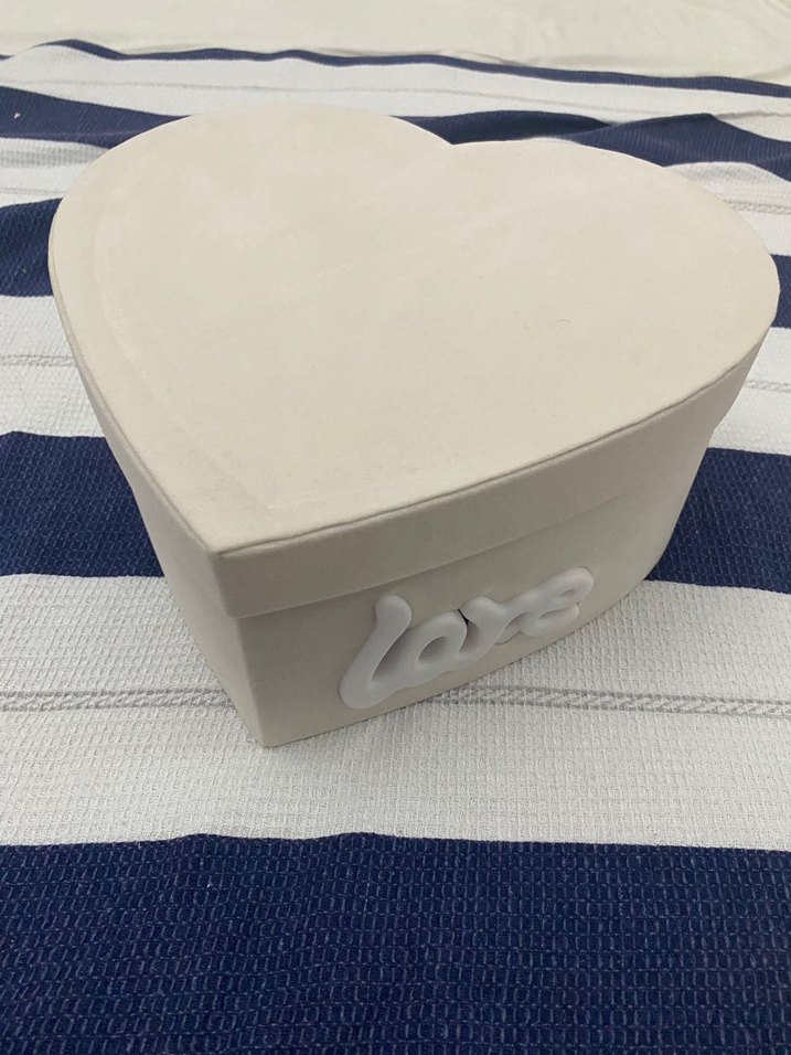Kalp Şeklinde Seramik Kutulu Oyuncak - Görsel 3