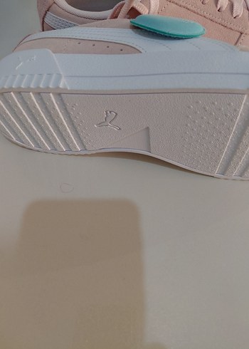 pembe rahat yüksek taban orijinal puma spor ayakkabı - Görsel 3