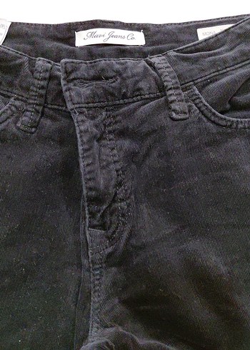 boru paca kadife  kadın Pantolon - Görsel 2