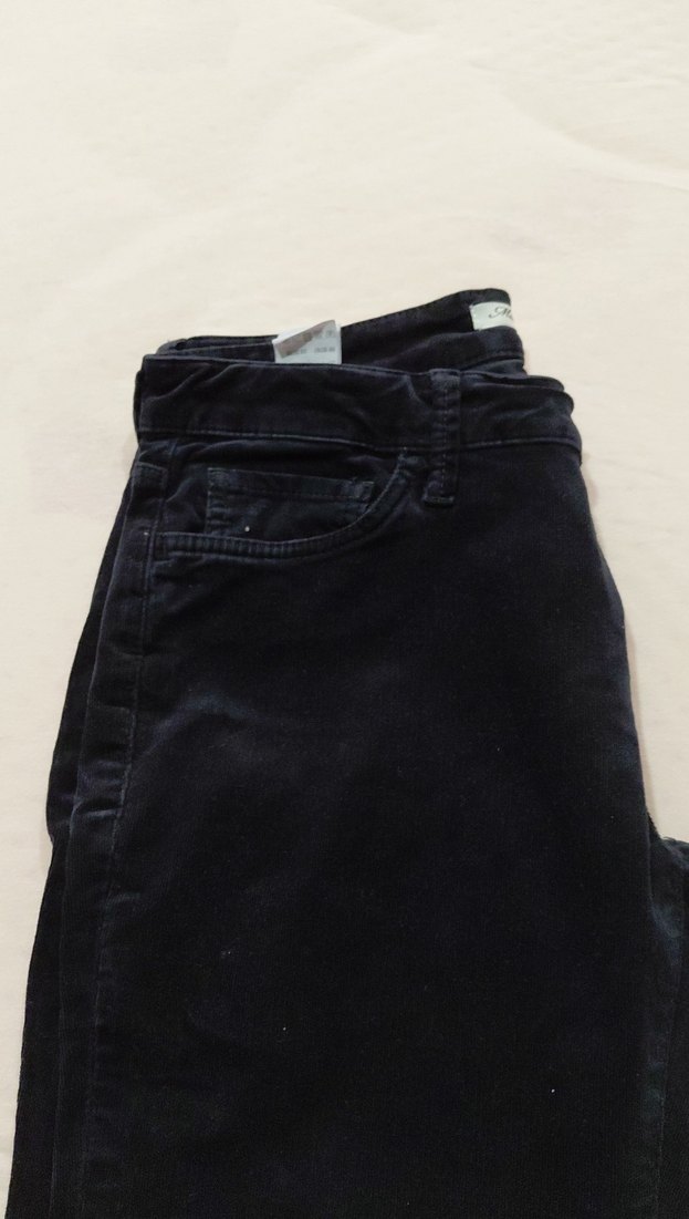 boru paca kadife  kadın Pantolon - Görsel 4