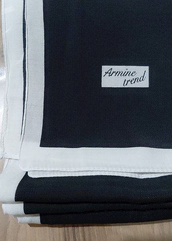 Siyah Kadın Sade Şal - Armine - Görsel 2