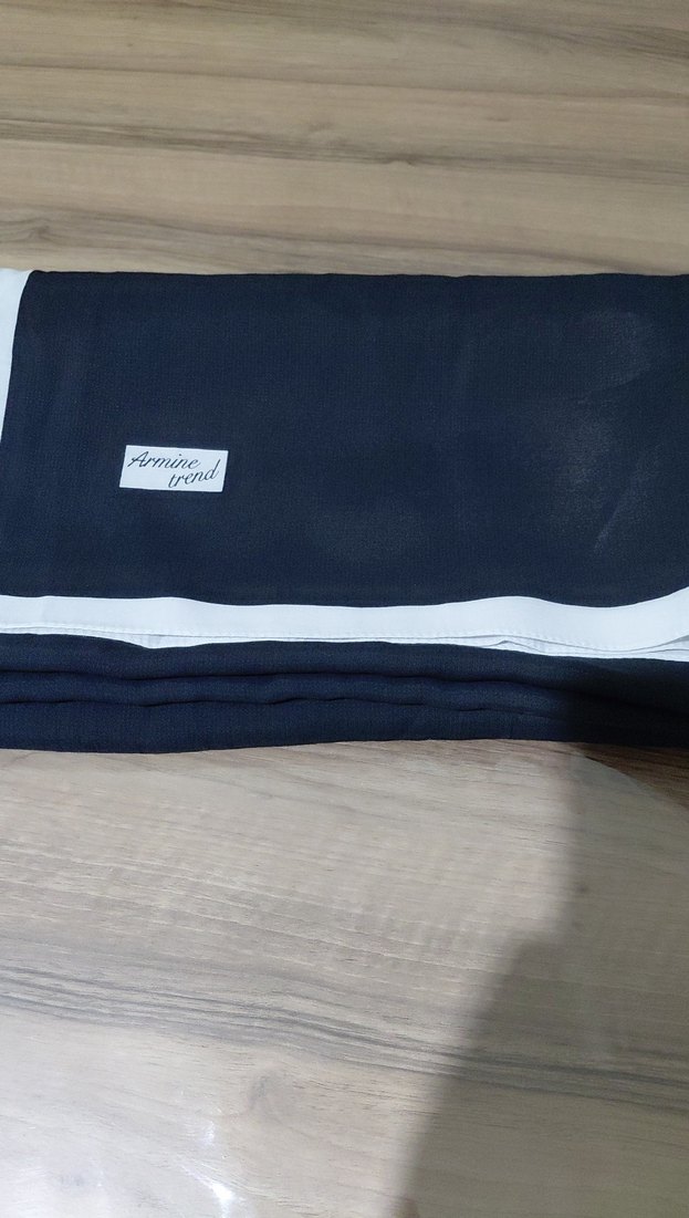 Siyah Kadın Sade Şal - Armine - Görsel 4