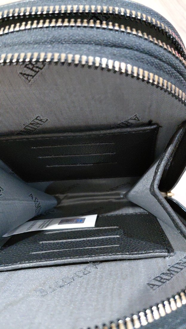 Siyah Deri Fermuarlı  armine Kadın Çanta - Görsel 4