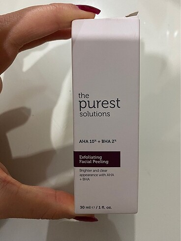 The Purest Solution aha bha serum