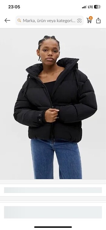 Pull and Bear Şişme mont