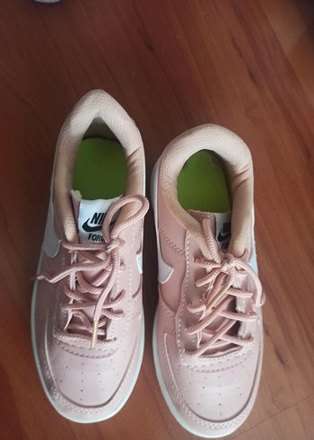 Pembe Bağcıklı Spor Kadın Sneakers - Görsel 3