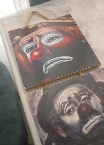 Üçlü Hüzünlü Palyaço aksesuar - Görsel 2