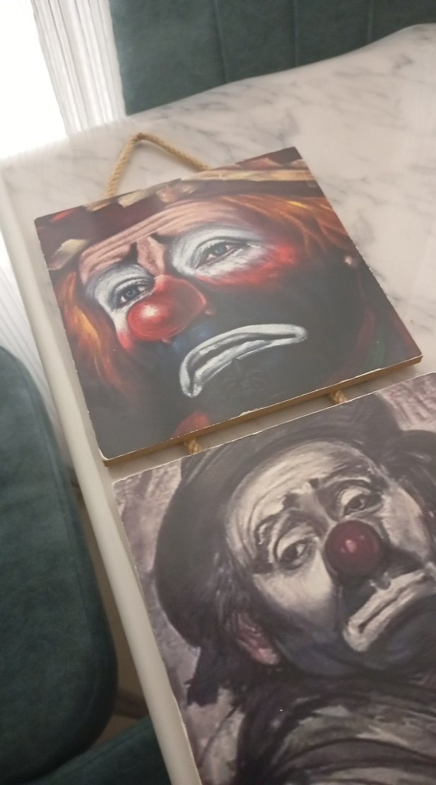 Üçlü Hüzünlü Palyaço aksesuar - Görsel 2