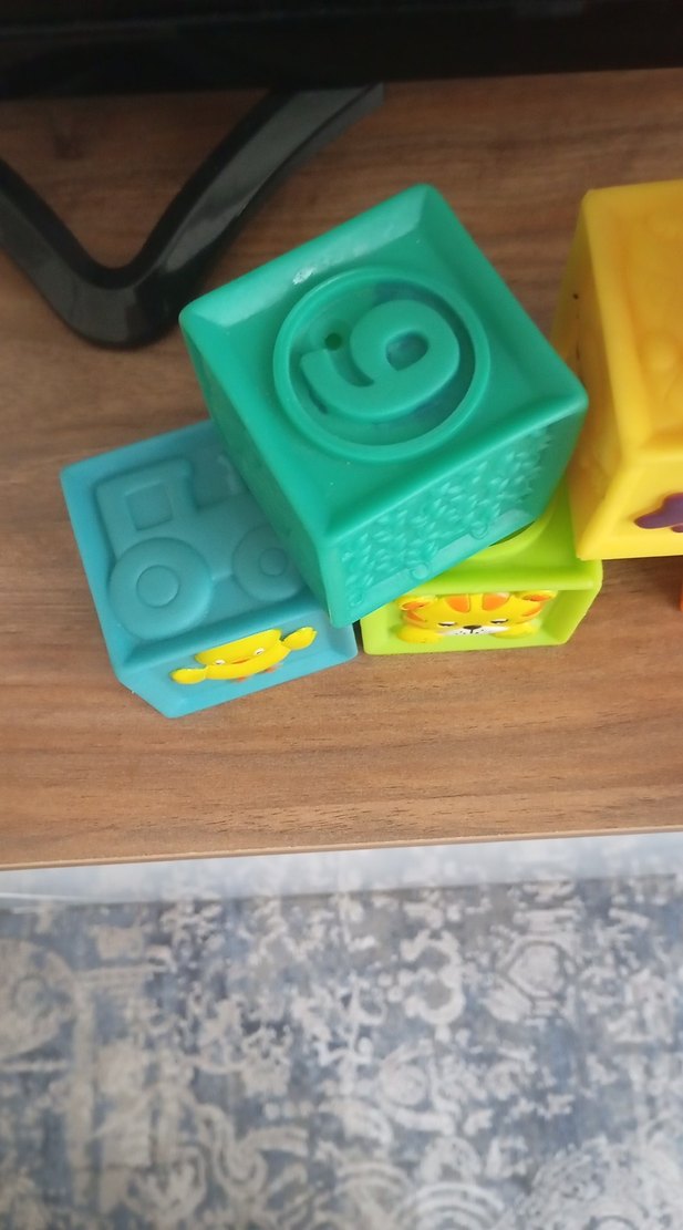 Renkli Eğitici Blok Oyuncak Seti 9tane - Görsel 3