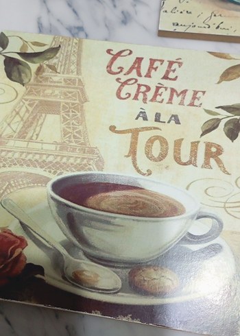 ahşap Pastel Renkli Kahve Temalı Dekoratif Tablo - Görsel 3