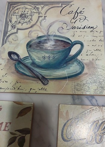 ahşap Pastel Renkli Kahve Temalı Dekoratif Tablo - Görsel 4