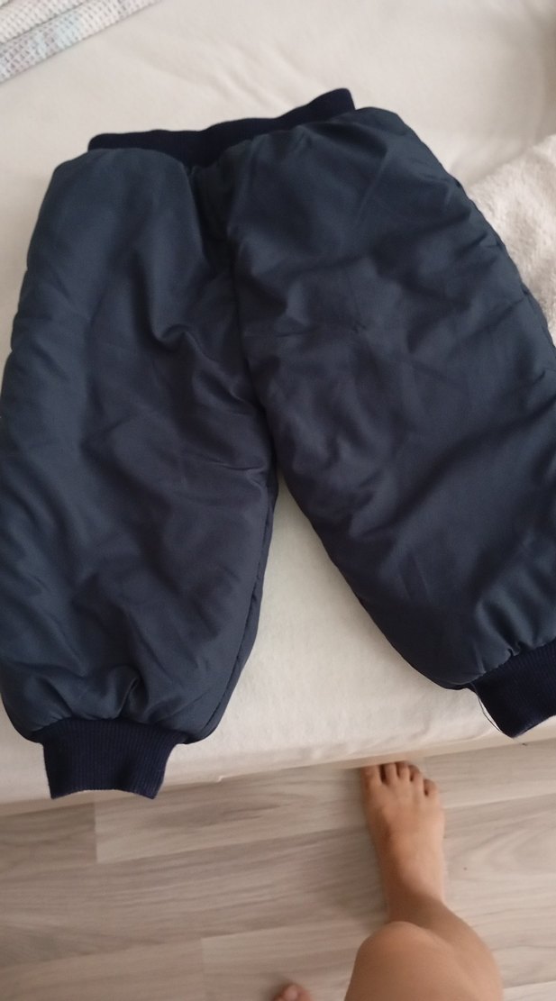 Kapüşonlu Beyaz Kürklü Erkek Bebek Takımı - Görsel 4