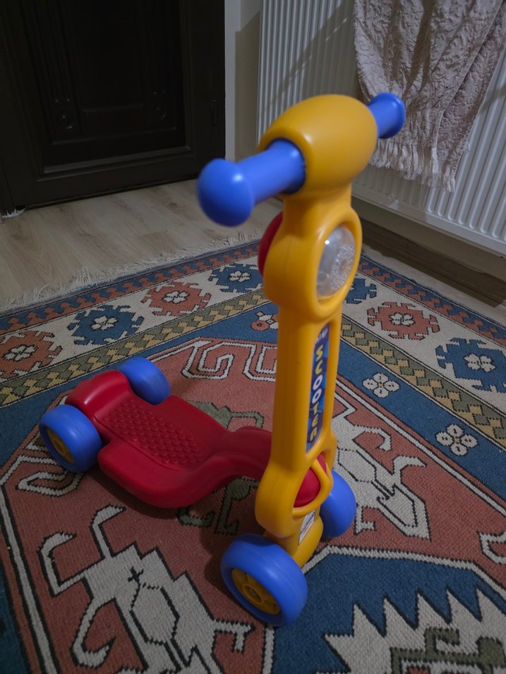 Renkli Mini Çocuk bebek Scooter - Görsel 2