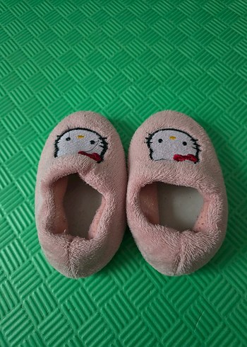 Nakışlı Pembe Kız Çocuk Ev Terliği - Görsel 3