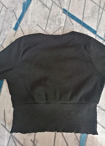 Diğer Ambar V yaka crop kazak