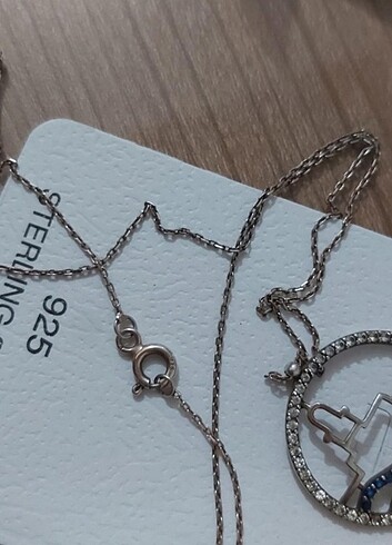 So Chic gümüş taşlı gemi kolye