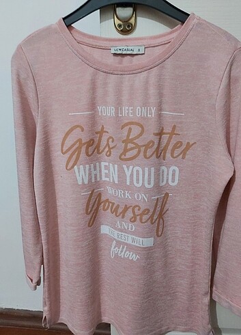 LCW sweatshirt S beden yarim kol 