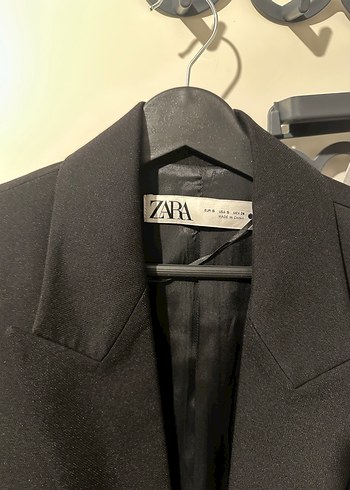 Orjinal Zara Blazer Ceket (Siyah Renk) - Görsel 2