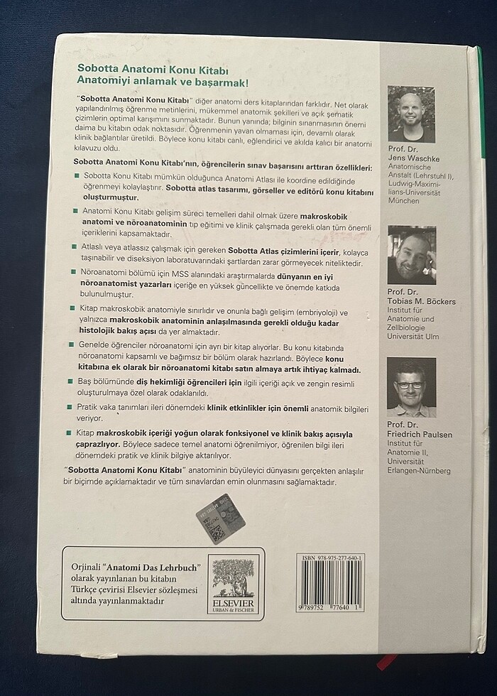 SOBOTTA ANATOMİ KONU KİTABI - Görsel 2