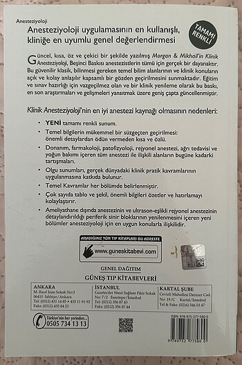 Morgan & Mikhail Klinik Anesteziyoloji (Tıp Kitabı)