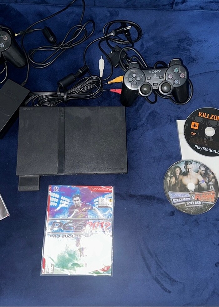 PLAYSTATİON 2 SLIM+ 2 KOL + 7 OYUN - Görsel 4