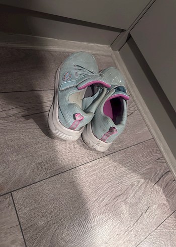 Kız Çocuk Gri Cırtlı Spor Ayakkabı - Görsel 3