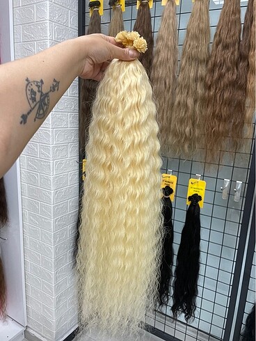 Afro saç 70 cm 200 adet 6.000 tl