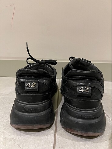 42 Beden siyah Renk Cesare Paciotti 4US marka erkek sneakers