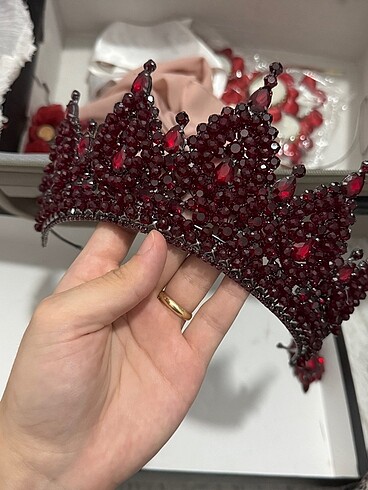 Beden bordo Renk Kına tacı