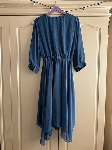 Midi Şifon Elbise - Görsel 2