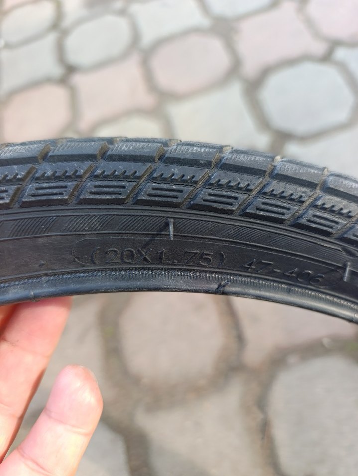 Dahon katlanir bisiklet diş lastik 20x175 - Görsel 5